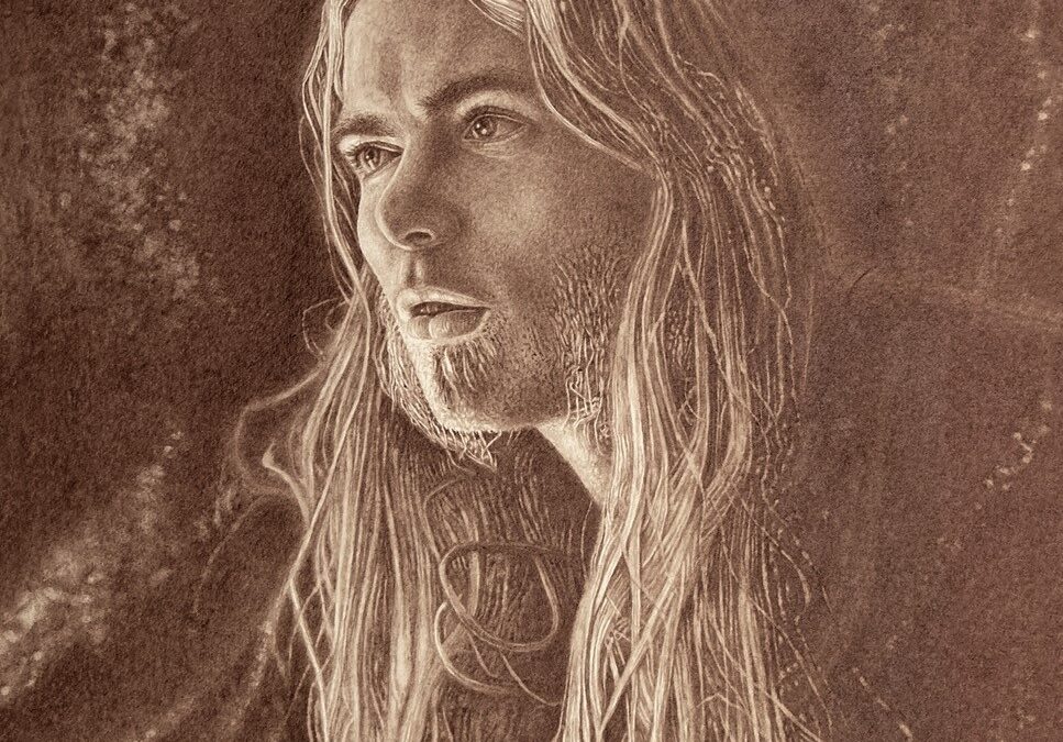 Gregg Allman painting