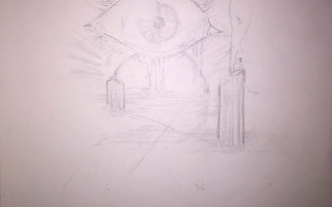 Sketch For Diaphanous 9 x 8